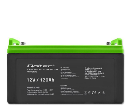 Akumulator do UPS Qoltec Akumulator żelowy | 12V | 120Ah | GEL